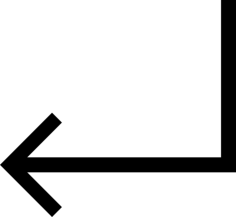Left Turn Arrow Line Art Svg Vector, Free Vectors File